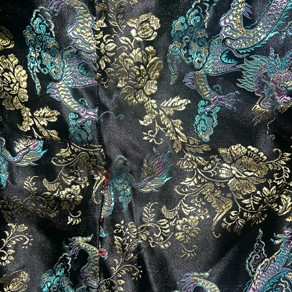 Dragon Pattern Multicolored Mini Dress - Picture 3 of 6